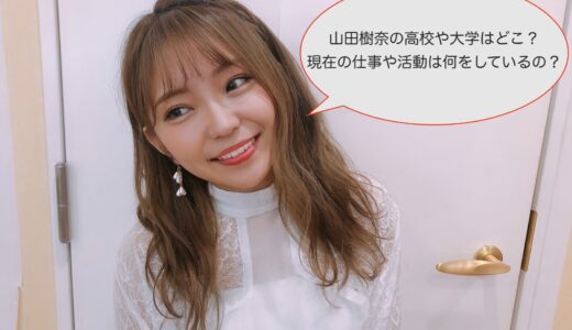 山田樹奈の高校や大学はどこ？現在の仕事や活動は何をしているの？