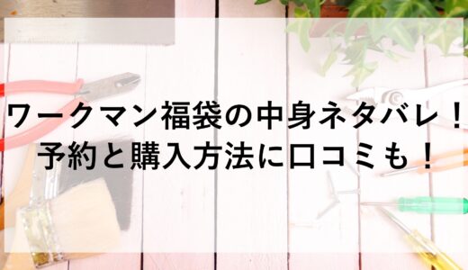 ワークマン福袋2025の中身ネタバレ！予約と購入方法に口コミも！