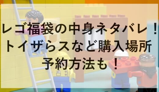 レゴ福袋2025の中身ネタバレ！トイザらスなど購入場所や予約方法も！