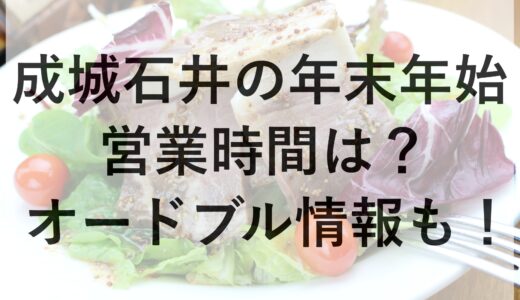 成城石井の年末年始2024~2025の営業時間は？オードブル情報も！