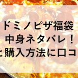 ドミノピザ福袋2025の中身ネタバレ！予約と購入方法に口コミも！