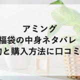 アミング福袋2025の中身ネタバレ！予約と購入方法に口コミも！