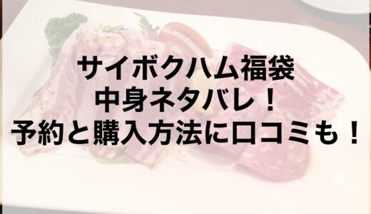 サイボクハム福袋2025の中身ネタバレ！予約と購入方法に口コミも！